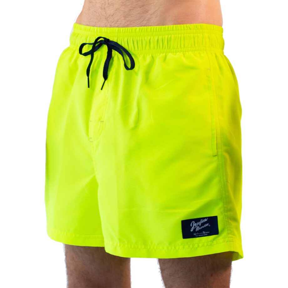 short bermuda amarillo neon